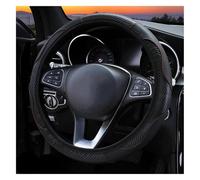 Antideslizante Funda Volante para Lancer para Captiva Accesorios para Automóviles Cubierta Manija Automóvil Cubiertas Volante Fibra Carbono Cuero PU(Negro)