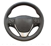 Antideslizante Funda Volante para Toyota para E'Z para RAV4 para Corolla Fundas para Volante De Cuero Negro Trenzado Funda Protectora para Volante(Azul)