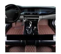 Antideslizante para Hyundai I10 PA 2007 2008 2009 2010 2011 2012 2013 2014 2015 2016 Alfombrillas De Cuero El Suelo del Coche Alfombras Almohadillas Los Pies(LHD Dark Brown)