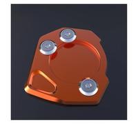 Antideslizante Para KTM RC 125 200 390 Duke 690 SMC 950 990 Adventure Supermoto SMT SM/R Extensión De Soporte Lateral Almohadilla Pie(Orange D)