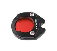 Antideslizante Para NMAX 125 155 XMAX 300 400 250 AEROX Soporte De Pie Central Extensión Almohadilla Ampliación(Red c)