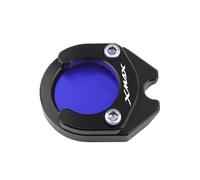 Antideslizante Para NMAX 125 155 XMAX 300 400 250 AEROX Soporte De Pie Central Extensión Almohadilla Ampliación(Blue d)
