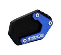 Antideslizante Para R1250GS ADV R1200GS R1250 GSA R 1250 Gs ADVENTURE Kickstand Placa De Ampliación Soporte Lateral Almohadilla Extensión(Azul)