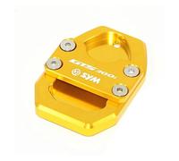 Antideslizante Para SYM GTS300 300i GTS300i, Accesorios Para Motocicleta, Soporte Lateral, Placa De Ampliación, Almohadilla Extensión(Oro)