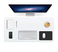 Antideslizante PVC tapete de escritura, Almohadilla de escritorio de transparente, protector de cubierta de mesa resistente al calor impermeable, almohadilla de escritorio para portátil para oficina