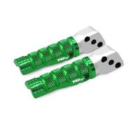 Antideslizante Reposapiés Pedales Clavijas Para YZF-R1 R1 2008-2021 Estriberas Traseras Antideslizantes Para Pasajero Accesorios(Green YZF-R1)