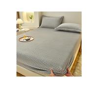 Antideslizante Sabana Bajera Suave 200x220cm Sábanas Bajeras De Terciopelo Colorfast 150x200cm Bolsillo Profundo Todo Alrededor Elástico Sabanas Cama Transpirable ( Color : #04 , Size : Double-135*200