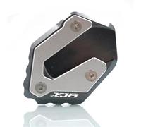Antideslizante Soporte Almohadilla de extensión para Caballete Lateral de Motocicleta para XJ6, XJ6, XJ6F, XJ6N, Diversion (Ampliar)(Titanio)