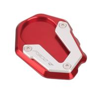 Antideslizante Soporte Almohadilla De Extensión para Caballete Lateral Motocicleta para F900XR F900R F900XRR 2020 2021 2022. Ampliación La Placa Soporte(Rojo 1)