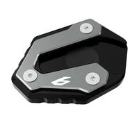 Antideslizante Soporte Almohadilla De Extensión para Caballete Lateral Motocicleta para FZ6, FZ6R, FZ6-S2, para Fazer 2004-2009, XJ6, XJ6F, XJ6N, Diversion 2009-2015(Titanio)
