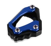 Antideslizante Soporte Reposapiés Extensor para Caballete Lateral De Motocicleta para MT10, MT-10 R1, R1M (2016-2024).(Azul)