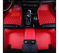 Antideslizantes Alfombrillas Alfombrilla Suelo Coche para Chevy para Prisma 2013-2018 Accesorios Interiores Centrales Alfombras Cuero Almohadillas Los Pies Alfombra Goma(Rojo)