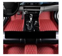 Antideslizantes Alfombrillas Alfombrillas Cuero Coche para para Hatch Hardtop One F55 2014-2024 Almohadillas Portón Trasero 4 Puertas Mate Pies Alfombrillas Interior(Granate)