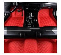 Antideslizantes Alfombrillas Alfombrillas Cuero Coche para para Hatch Hardtop One F55 2014-2024 Almohadillas Portón Trasero 4 Puertas Mate Pies Alfombrillas Interior(Racing Red)
