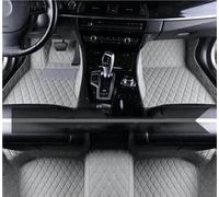 Antideslizantes Alfombrillas Alfombrillas Cuero Suelo Coche Kit Alfombras Almohadillas Los Pies Accesorios para Serie 5 2008-2013 Talonera Goma(Grey,RHD)