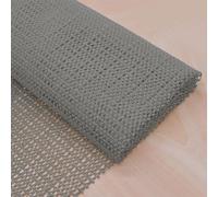 Antideslizantes para Alfombras 105 x 210 cm Multiusos de PVC, Reutilizable y sin Olores, Lavable, Cortable, Base Antideslizante para Alfombra/Estera de Agarre de Alfombras Paraa Salón, Gris