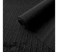 Antideslizantes para Alfombras 125 x 140 cm Multiusos de PVC Cortable, PVC Multiusos Base de Antideslizante/Antideslizantes Alfombras, Negro