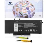 ANTIEE 68Wh 3HWPP Laptop Batterie pour DELL Latitude 5410 5510 5501 5401 5411 5511 Precision 3541 3551,Inspiron 7706 2-in-1, Inspiron 17 7500 7506 2-in-1 Black 03HWPP 10X1J N2NLL 1VY7F 451-BCMN 15.2V