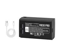 ANTIEE Batería de Flash Recargable VB30（1 Unidad）, Compatible con Go-DOX V1Pro V100 V1 V860III V850III AD100Pro Flash, con Cable Tipo C para reemplazo de Flash de cámara de 7.2V
