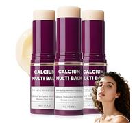 Antienvejecimiento Calcio Multi Bálsamo, Palo De Reparación De Arrugas De Colágeno, Hidratación Profunda Y Bálsamo De Endurecimiento De La Piel Para Los Ojos, El Cuello Y La Cara(3PCS)