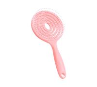 Antiestático peine electroplantar cerdas masaje con cerdas KRIFTLE-FRIZZ-FRIZZ-FI-BISS-PISCH PARA PRESPECIFICACIÓN DE DEPRESIÓN TODOS LOS TIPOS DURADERO ROSA