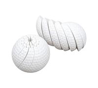 antiestrés béisbol en forma de bola, twist shape changing finger relaxation game, 3D impreso en forma de béisbol, ideal para el hogar, oficina, mesita de noche, escritorio, armario