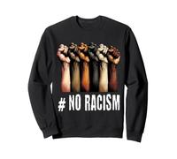 Antifascismo contra el Racismo Motivo Love Iquality No Hate Sudadera