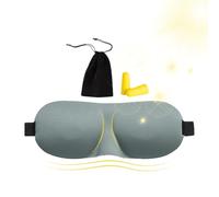 Antifaz Bloqueador de Luz - Antifaz Nocturno De Oscurecimiento Total Con Correa Ajustable, de Oscuridad Total para Dormir,Para Viajes Avion Yoga Siesta Relajacion Descanso Oficina