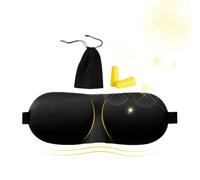 Antifaz Bloqueador de Luz - Antifaz Nocturno De Oscuridad Total Con Correa Ajustable,Cubierta Nocturna Bloqueadora De Luz Para Dormir | para Casa Viaje Avión Siesta Relajación Descanso Oficina