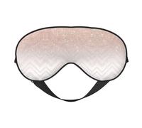 Antifaz con bonito patrón brillante para máxima comodidad para dormir, ajustable, transpirable y elegante, perfecto para sensibilidad a la luz, insomnio