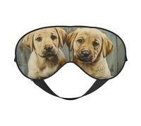 Antifaz con estampado de perros y cachorros, ligera, para viajes, yoga, siesta, meditación, camping, trabajo, relajación