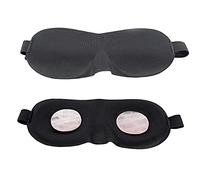 Antifaz Cuarzo Rosa Meditación Terapia Ocular Gafas Máscara Rodados Piedra Ojos