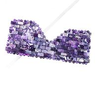 Antifaz de amatista, antifaz refrescante de jade, antifaz for dormir, cristal morado natural, antifaz con caja Inicio Colecciones (Color : Eye Mask With Bag)
