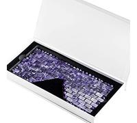 Antifaz de amatista, antifaz refrescante de jade, antifaz for dormir, cristal morado natural, antifaz con caja (Color : Eye Mask With Box)