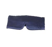 Antifaz de dormir de seda pura de gran tamaño, cómodo y moderno, para hombres y mujeres, perfecto para viajes y uso doméstico, peso transpirable, color azul marino