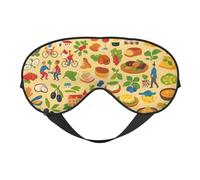 Antifaz de Francia con impresión artística de cultura gastronómica, ligera, para viajes, yoga, siesta, meditación, camping, trabajo, relajación