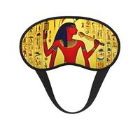 Antifaz de la serie de la tribu de Egipto Antiguo para dormir, máscara de ojos suave y cómoda, opaca, para viajes, camping