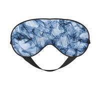 Antifaz de mármol azul oscuro para máxima comodidad para dormir, ajustable, transpirable y elegante, perfecto para sensibilidad a la luz, insomnio