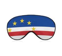 Antifaz de noche BlockLight con bandera de Cabo Verde, transpirable, antifaz de viaje, antifaz opaco para dormir