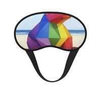 Antifaz de oso de peluche empalmado para dormir, máscara de ojos suave y cómoda, relajante con cero presión para los ojos vendados.