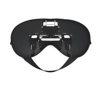 Antifaz de robot negro para máxima comodidad para dormir, ajustable, transpirable y elegante, perfecto para sensibilidad a la luz, insomnio