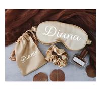 Antifaz de satén de seda personalizada para dormir, máscara de sueño personalizada, máscara de ojos personalizada, regalos de despedida de soltera, recuerdo de boda