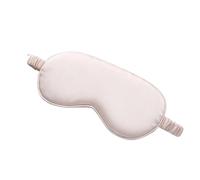 Antifaz De Seda 1 máscara de ojos de seda artificial de doble cara, transpirable, elástica, for el almuerzo y el sueño.(Pink)