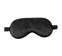Antifaz de seda con volantes para dormir, cubierta de ojos para dormir, multicolor, parches opacos para que mujeres y hombres duerman mejor (negro-B)