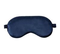 Antifaz de seda con volantes para dormir, cubierta de ojos suave para dormir, multicolor, parches opacos para que mujeres y hombres duerman mejor (azul-B)