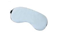 Antifaz De Seda Máscara de ojos con filtro de luz for dormir y compresa de gel frío de doble cara, de seda fría y cálida, ideal for viajes y dormir.(Light blue,Eye mask and gel)