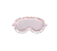 Antifaz De Seda Máscara de ojos for dormir con volantes de seda, multicolor, for dormir mejor, for que hombres y mujeres duerman mejor.(Light pink)