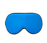 Antifaz de seda natural para dormir, suave, antifaz suave, antifaz para los ojos, transpirable, bloquea la luz (azul)