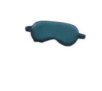 Antifaz de seda para dormir, bolsa de transporte, bolsa de viaje, sombra de ojos para mujeres y hombres, cubierta cómoda para la siesta, parche para ayudar a descansar (verde bosque)