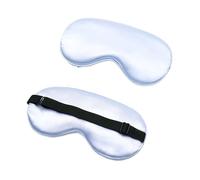 Antifaz de seda para dormir de seda, acolchado, sombra, protección para los ojos, parche, antifaz para los ojos, vendas de ojos, viajes, relajación, descanso, mujeres y hombres para toda la noche